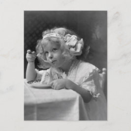 Ice Cream Girl Vykort