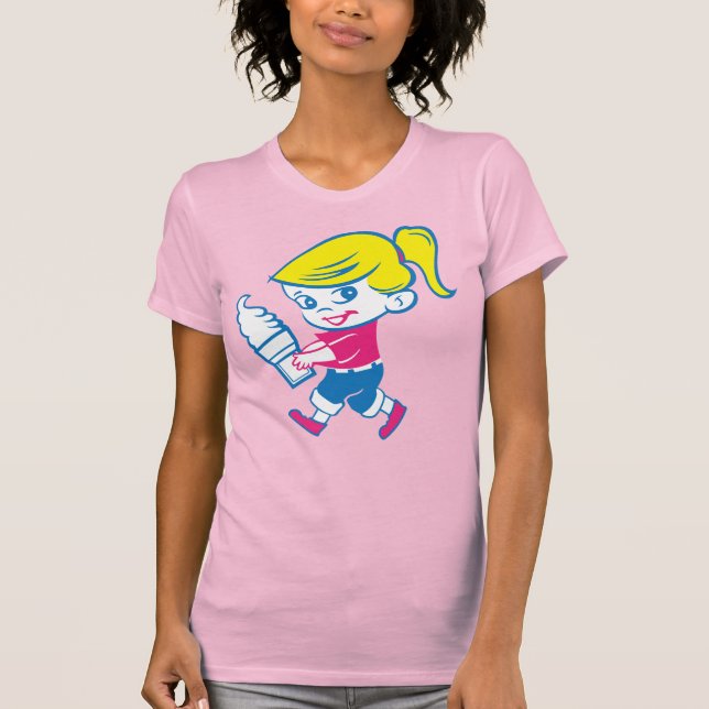 Ice Cream Girl Women's Tee - Rosa (Framsida)