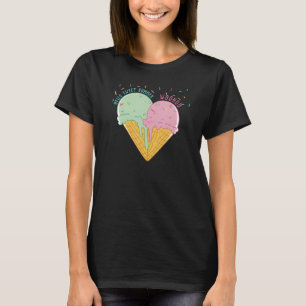 Ice Cream Heart Hej Summer Ice Cream Ice Cream T Shirt