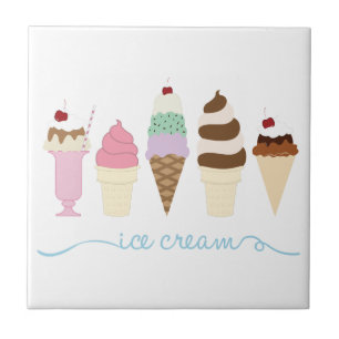 Ice Cream Kakelplatta