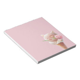 Ice Cream Kattunge - Rosy & Dreamy Anteckningsblock