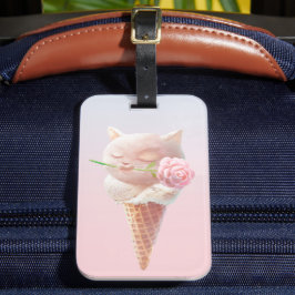Ice Cream Kattunge - Rosy & Dreamy Bagagebricka