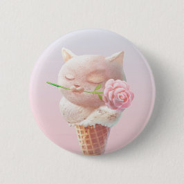 Ice Cream Kattunge - Rosy & Dreamy Knapp