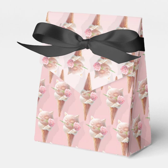 Ice Cream Kattunge - Rosy & Dreamy Presentaskar (Framsidan Sidan)