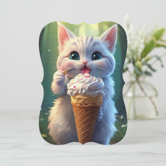 Ice Cream Kitty(1): (Stående Fram)