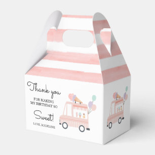Ice Cream Lastbil Sommar 1:a Flickans favoritbox p Presentaskar