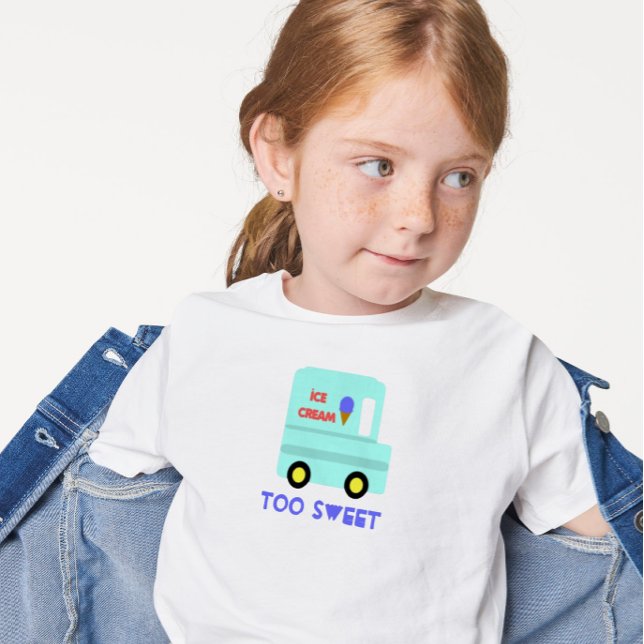 Ice Cream Lastbil T Shirt (Skapare uppladdad)
