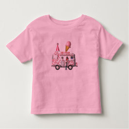 Ice Cream Lastbil T Shirt