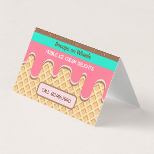 Ice Cream Lastbil Visitkort