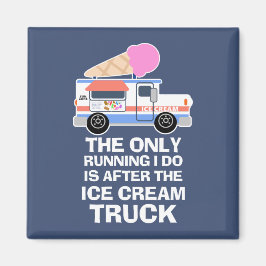 Ice Cream Lastbil Workout Magnet