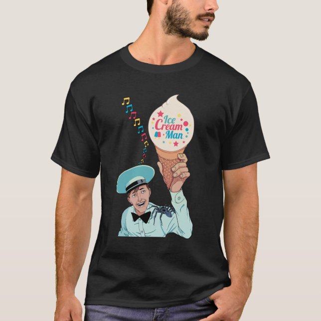 ICE CREAM MAN IMAGE T SHIRT (Framsida)