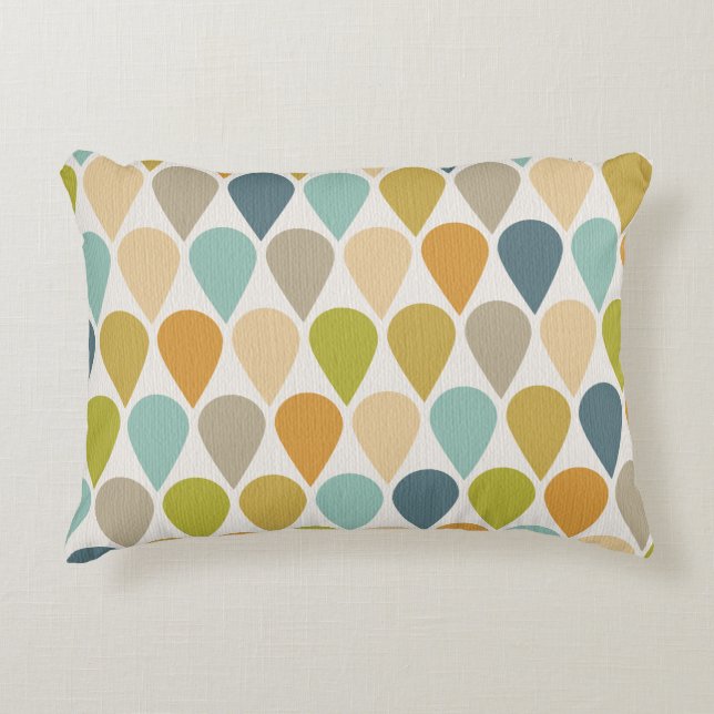 Ice Cream Mid Century Modern Decorative Pillow Prydnadskudde (Framsidan)