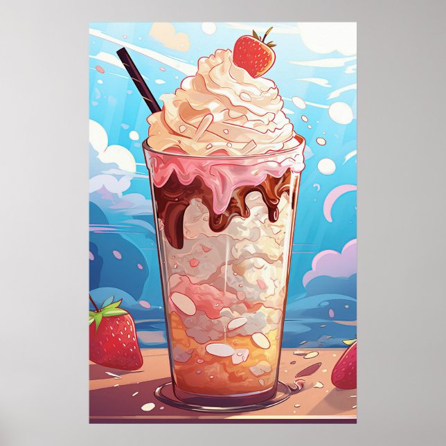 Ice Cream Milkshake Poster (Framsidan)