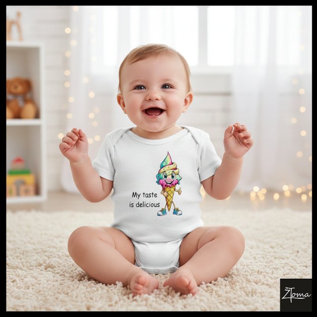 Ice Cream - min smak är god T Shirt (Skapare uppladdad)