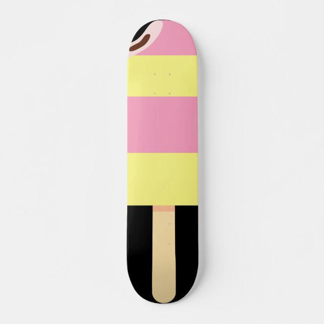 Ice Cream Mini Skateboard Bräda 18,5 Cm (Framsida)
