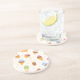 Ice Cream Mönster, Ice Cream Cone, Ice Popsicle Underlägg