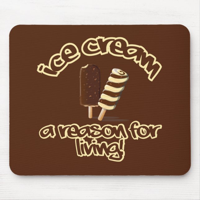Ice Cream mousepad Musmatta (Framsidan)