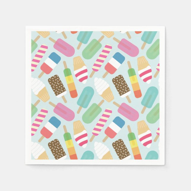 Ice Cream Napkins Pappersservett (Framsidan)