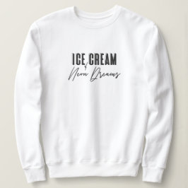 Ice Cream & Neon Dreams Crew Nacke T Shirt