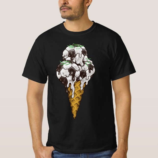 Ice Cream Ocer Balls T-Shirt (Framsida)