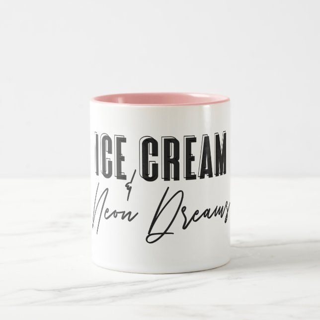 Ice Cream och Neon Dreams Mugg (Center)
