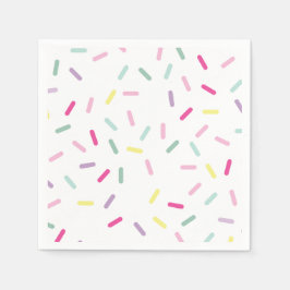 Ice Cream och Sprinkles Sweet One 1st Birthday Pappersservett