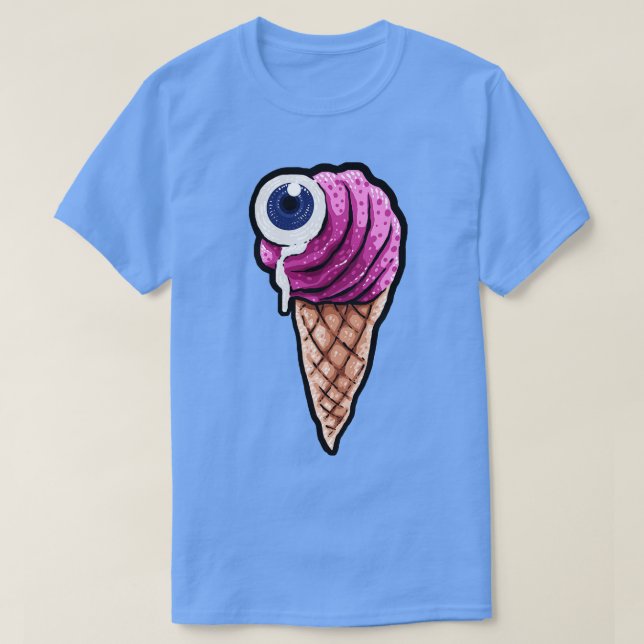 Ice Cream Öga T Shirt (Design framsida)
