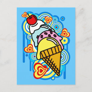 Ice_Cream_Paint Vykort