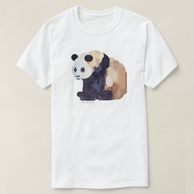 "Ice Cream Panda #2" T-shirt (Design framsida)