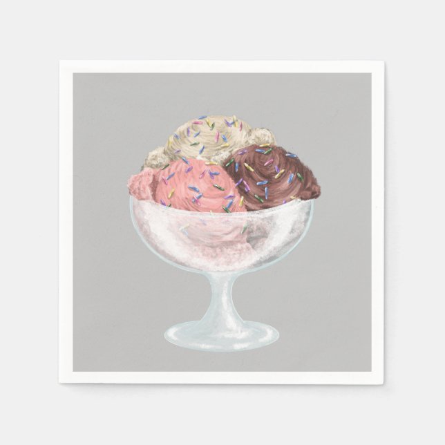 Ice Cream Pappersservett (Framsidan)