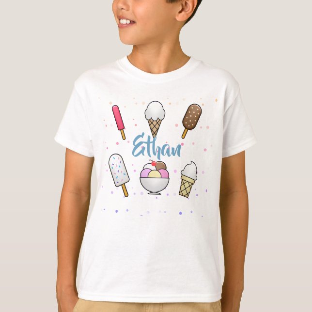 Ice Cream Parlor Dream T Shirt (Framsida)