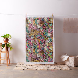 Ice Cream Parlor Fabric Tyg