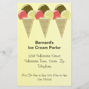 Ice Cream Parlor Flygblad