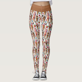 Ice-Cream Parlor Party Leggings