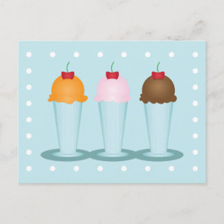 Ice Cream Parlor Vykort