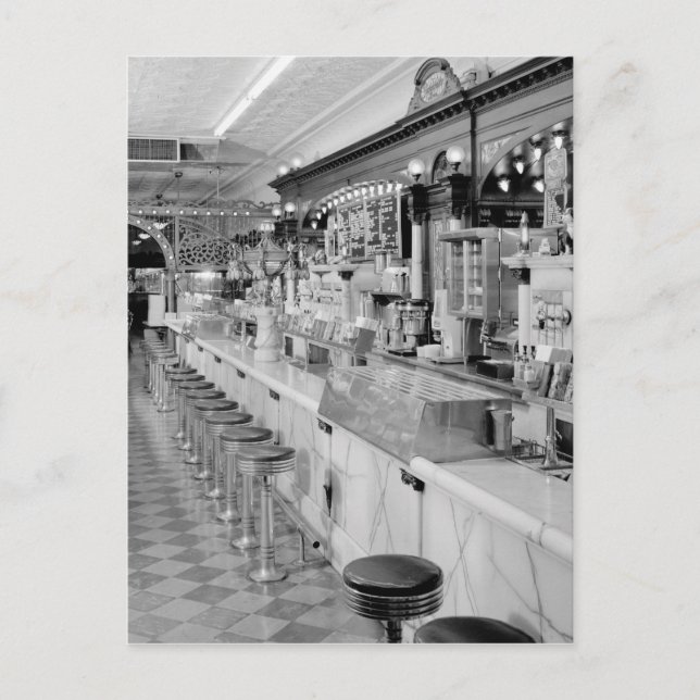 Ice Cream Parlor Vykort (Framsida)