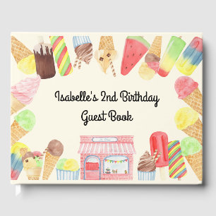 Ice Cream Party Guest Bok
