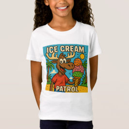 Ice Cream Patrol - Funny Moose Kids’ Summer T-Shir T Shirt