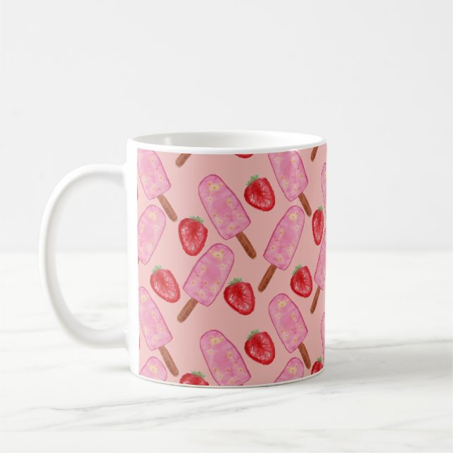 Ice cream pattern | Lollies pattern | lollipop 19 Kaffemugg (Vänster)