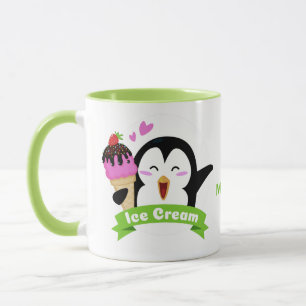 Ice Cream Penguin, eget namn mugg