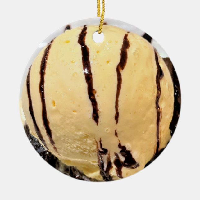 Ice Cream Photo Ornament (Framsidan)
