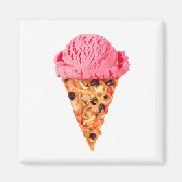 Ice Cream Pizza Magnet