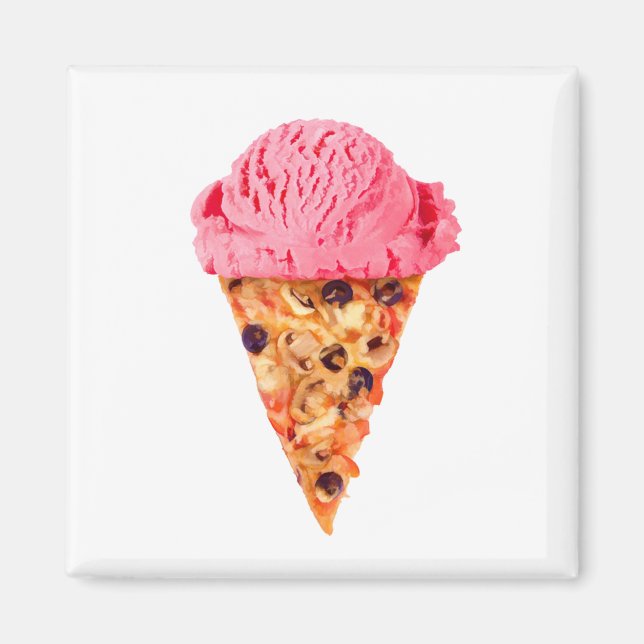 Ice Cream Pizza Magnet (Framsidan)