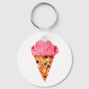 Ice Cream Pizza Nyckelring