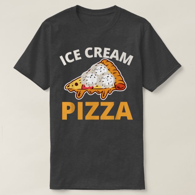 Ice Cream Pizza T Shirt (Design framsida)