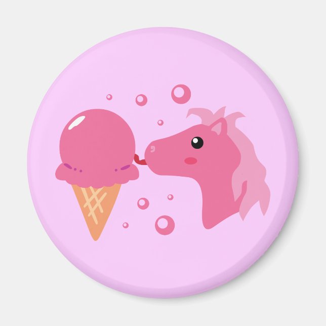 Ice Cream Pony Magnet (Framsidan)