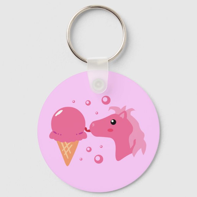Ice Cream Pony Nyckelring (Framsida)