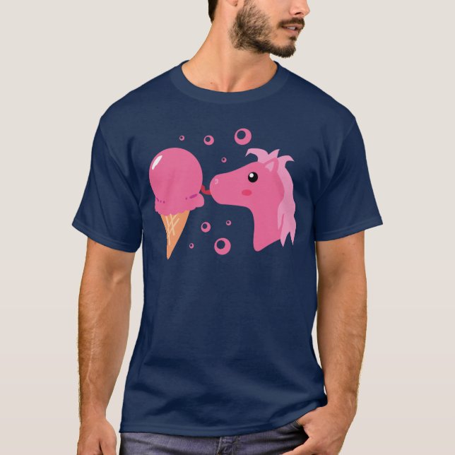Ice Cream Pony T-Shirt (Framsida)