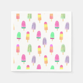 Ice Cream Popsicle Pappersservett