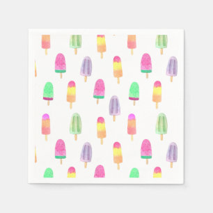 Ice Cream Popsicle Pappersservett